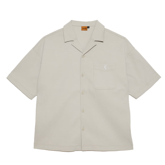 MENSワッフル開襟シャツ