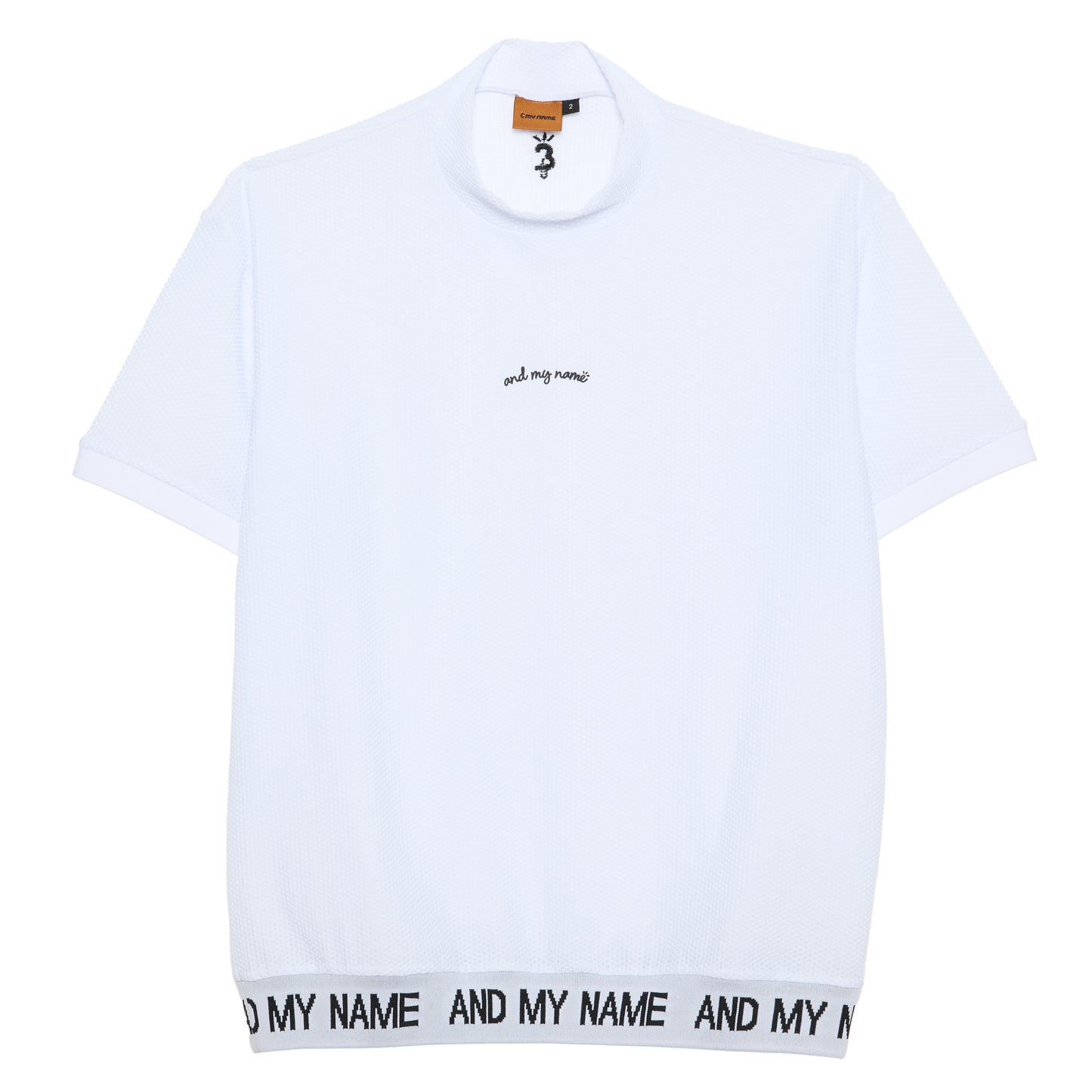 UNISEX メッシュモックネック