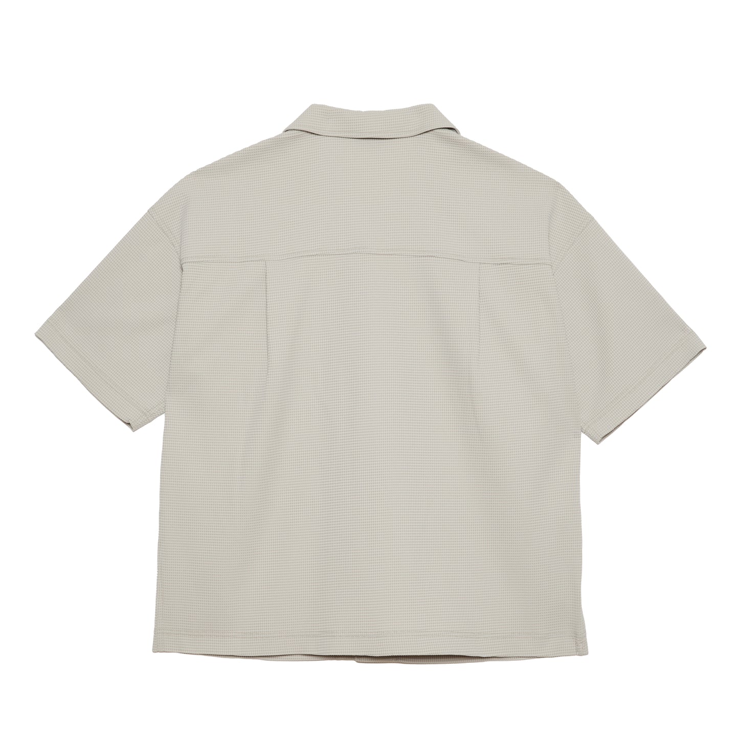 MENSワッフル開襟シャツ
