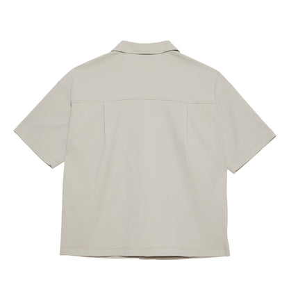MENSワッフル開襟シャツ