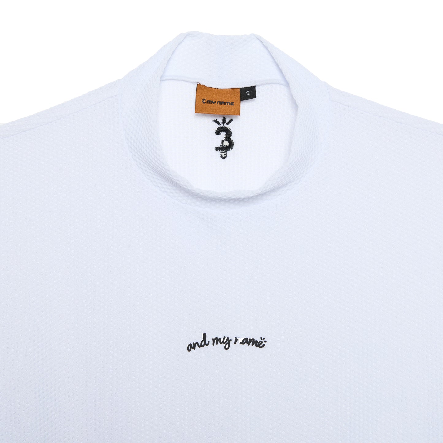UNISEX メッシュモックネック