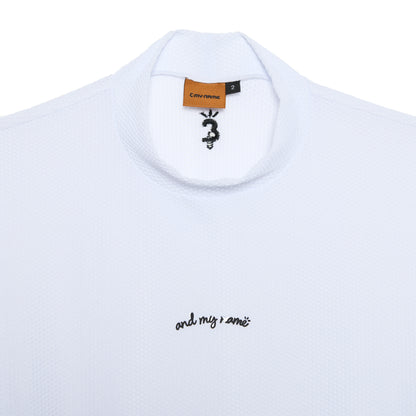 UNISEX メッシュモックネック