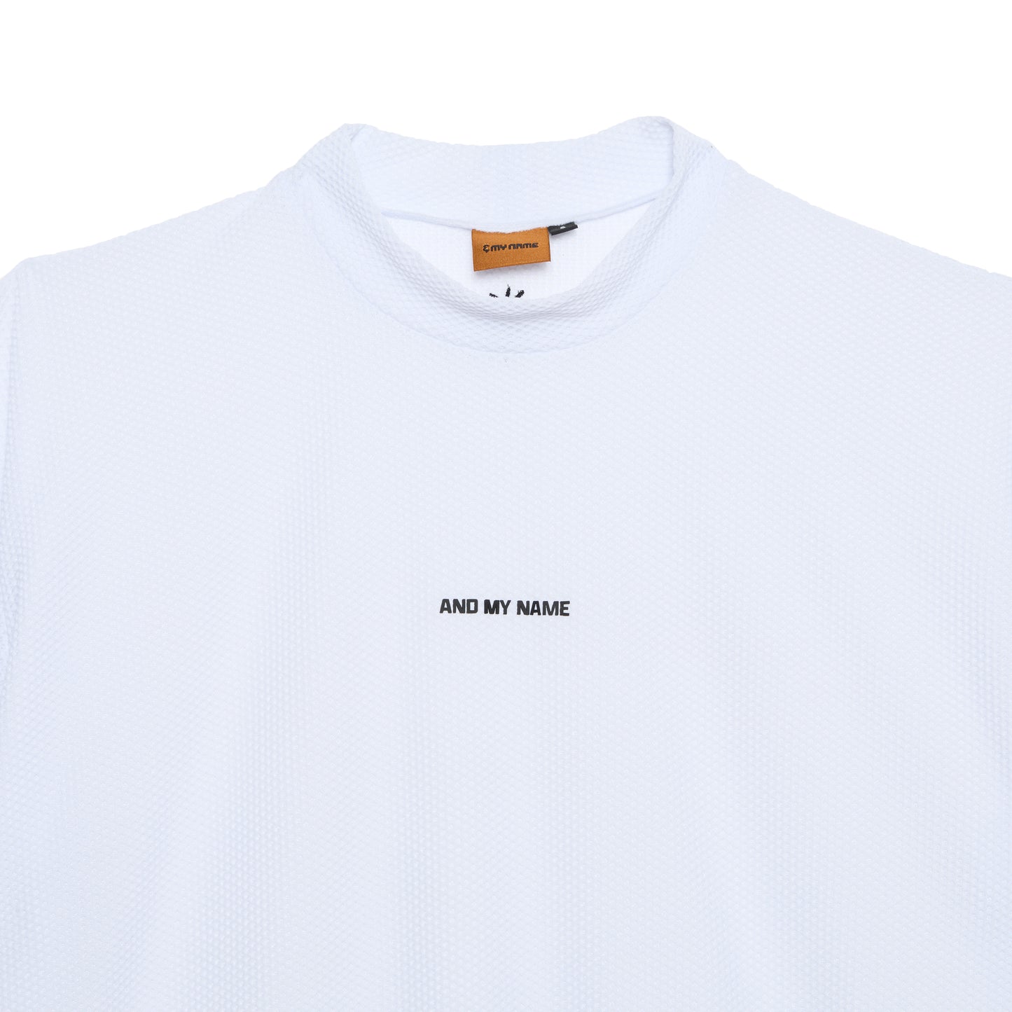 UNISEX メッシュモックネック