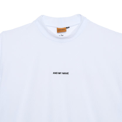 UNISEX メッシュモックネック