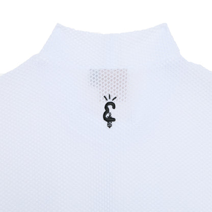 UNISEX メッシュモックネック