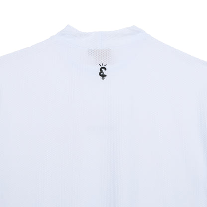 UNISEX メッシュモックネック