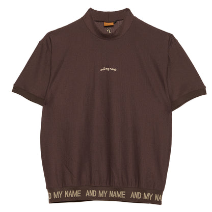 UNISEX メッシュモックネック