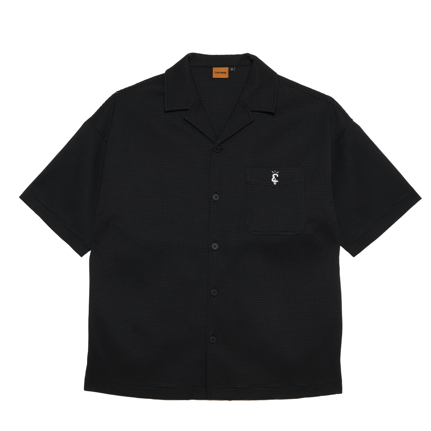 MENSワッフル開襟シャツ