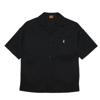 MENSワッフル開襟シャツ