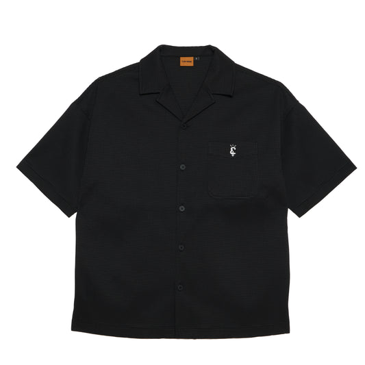 MENSワッフル開襟シャツ