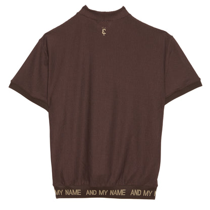 UNISEX メッシュモックネック