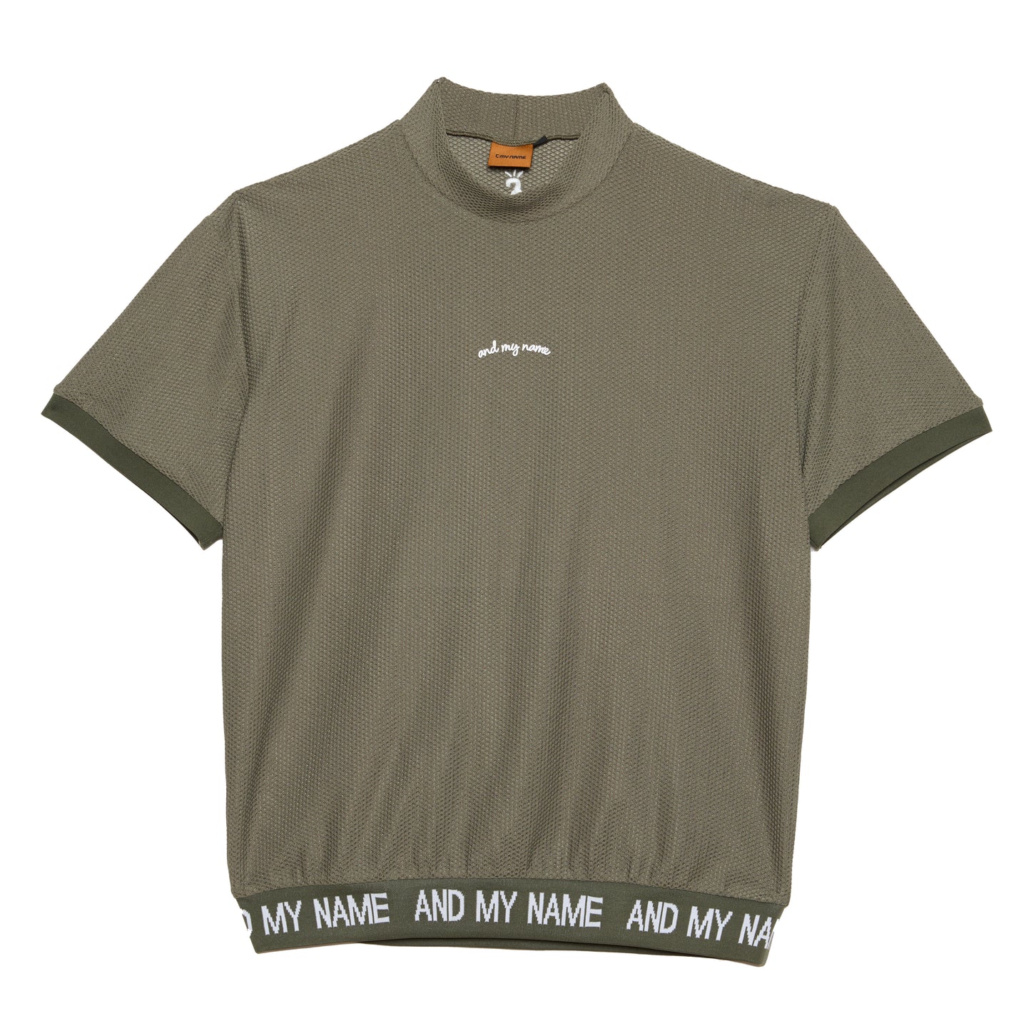 UNISEX メッシュモックネック