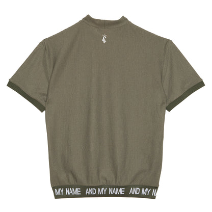 UNISEX メッシュモックネック
