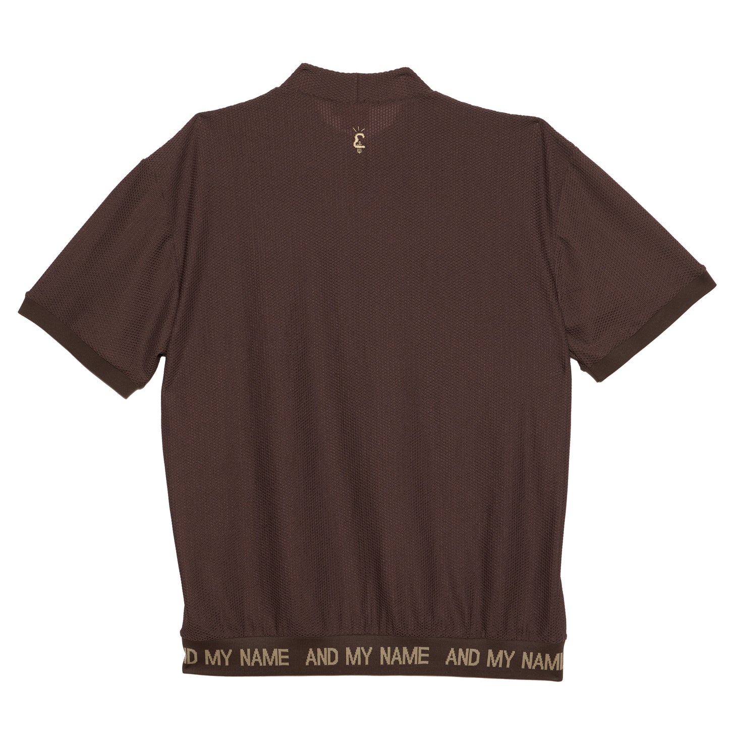 UNISEX メッシュモックネック