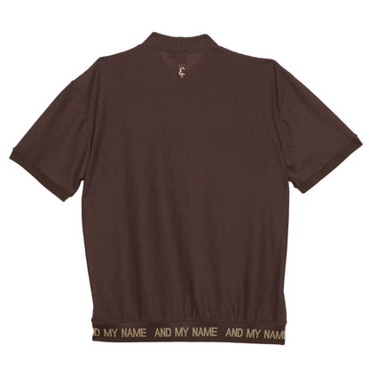 UNISEX メッシュモックネック