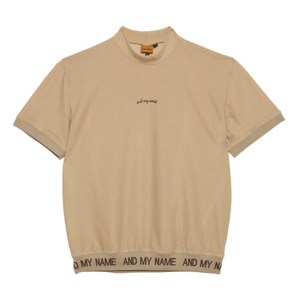UNISEX メッシュモックネック