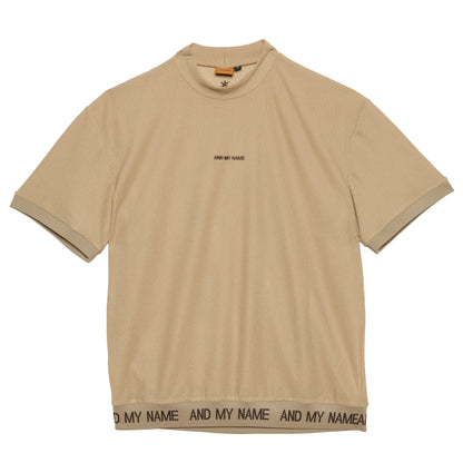 UNISEX メッシュモックネック