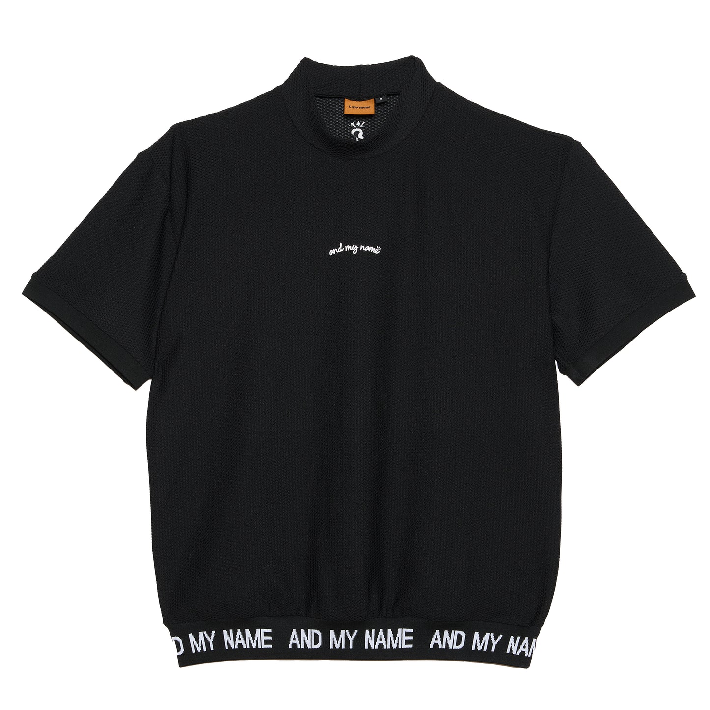 UNISEX メッシュモックネック