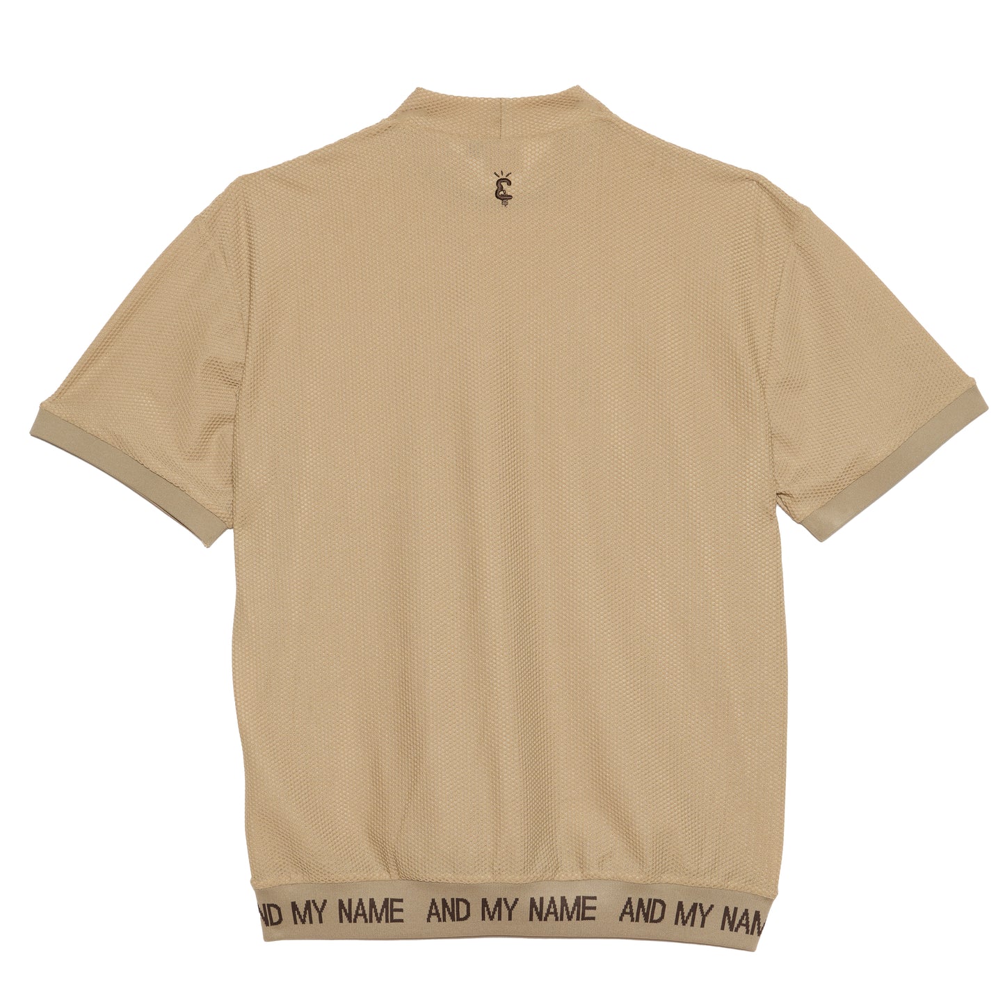 UNISEX メッシュモックネック