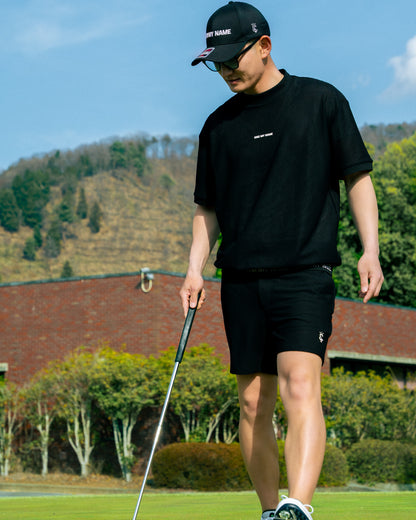 UNISEX メッシュモックネック